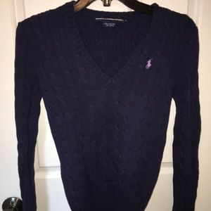 Ralph Lauren Knitted V-Neck Sweater